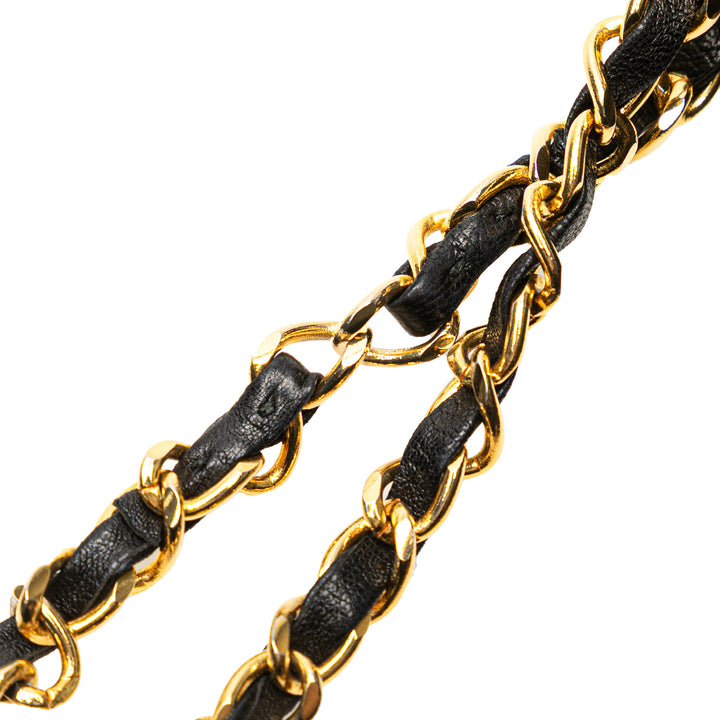 Chanel Small Classic Cuir d’agneau Double rabat Noir