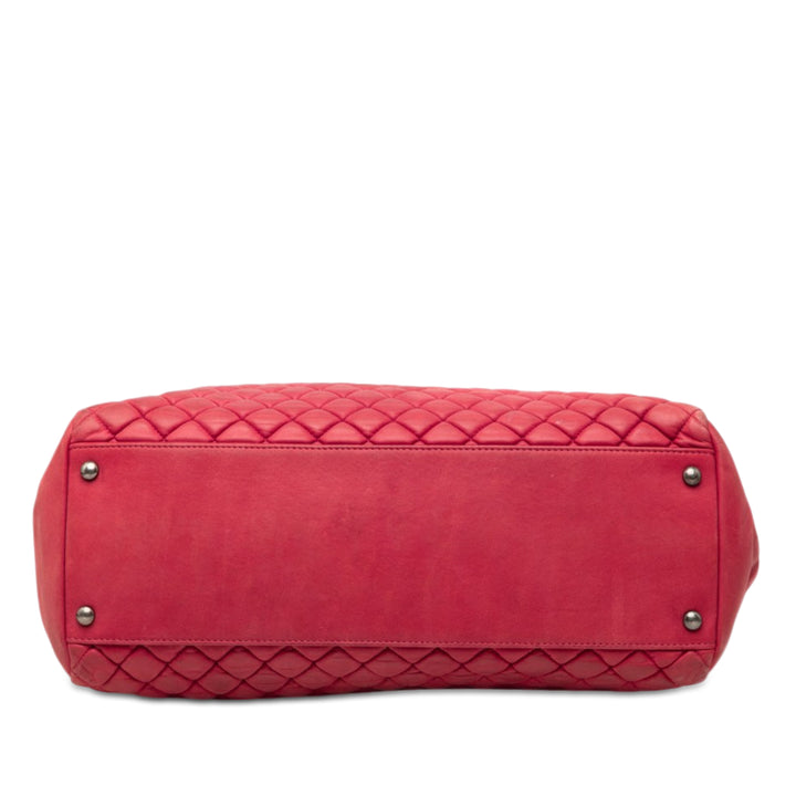 Chanel Large Matelassé Iridescent Cuir de veau New Bubble Cabas
