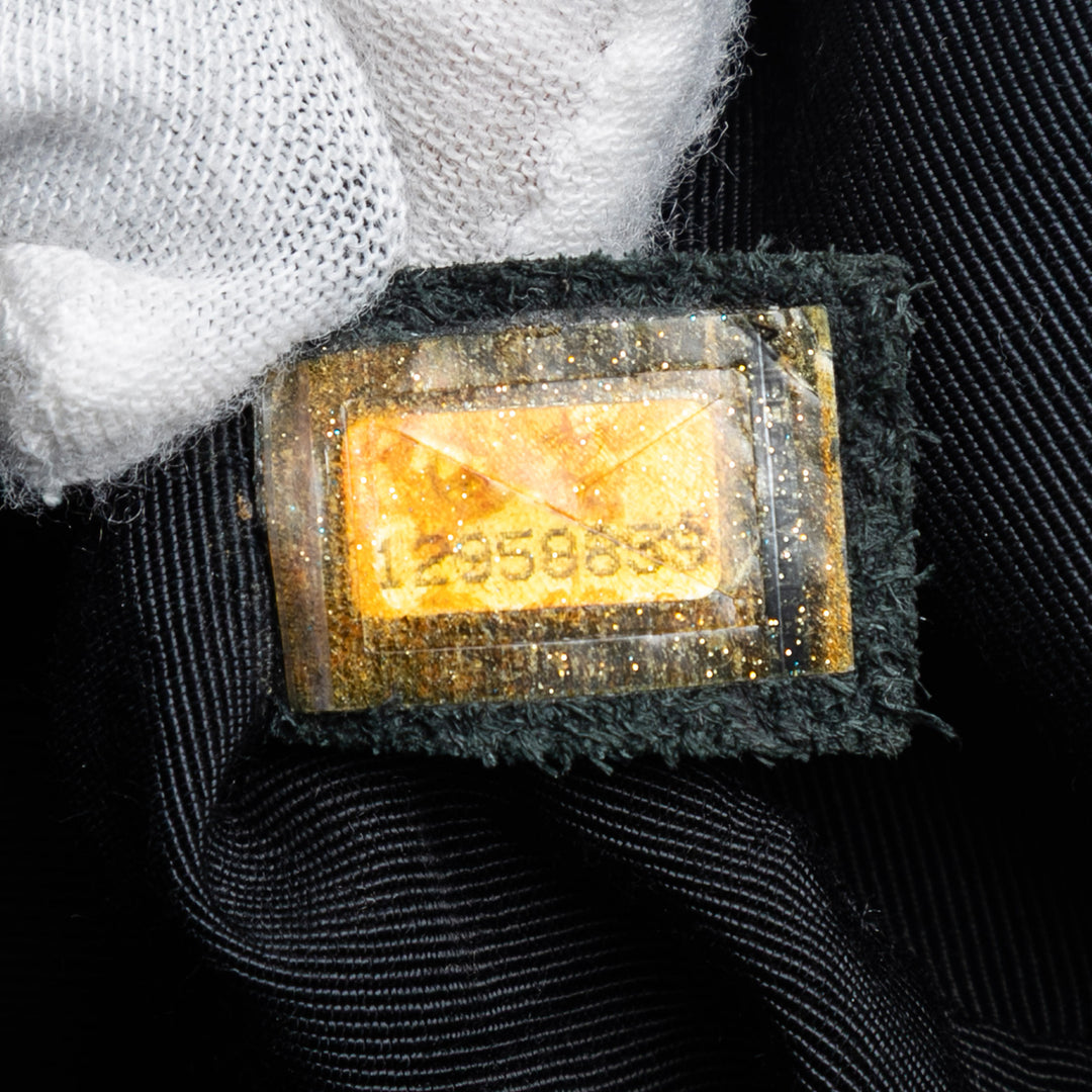 Chanel Medium Classic Tweed Sequins Double rabat