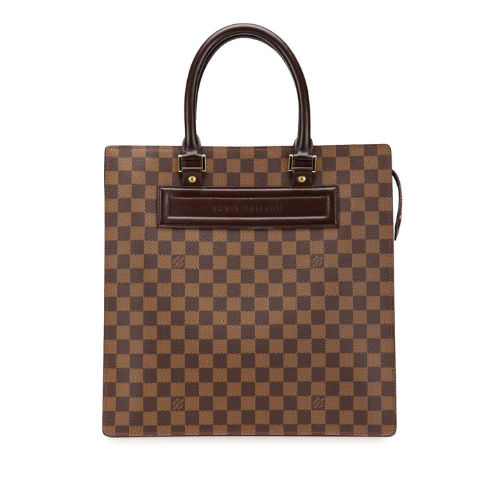 Damier Ebene Venice Sac Plat GM Brown - Gaby Paris