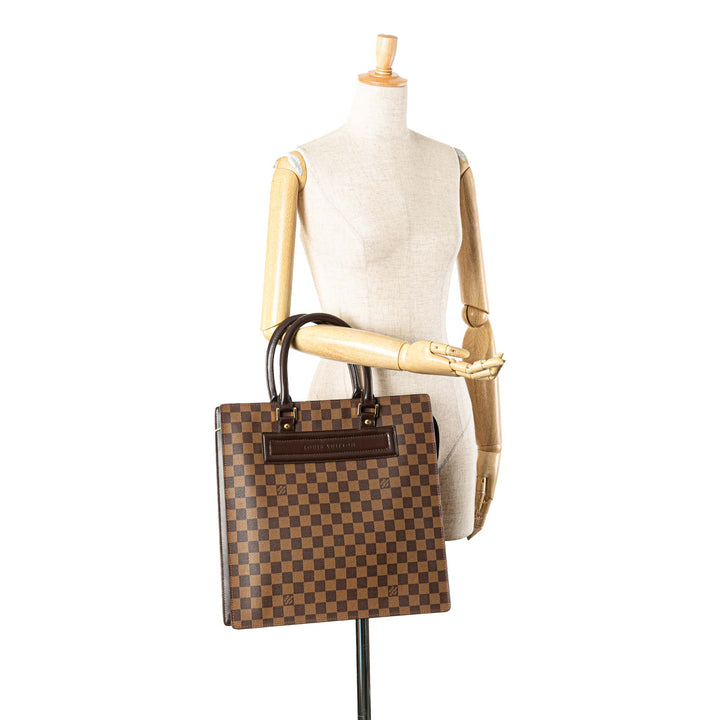 Damier Ebene Venice Sac Plat GM Brown - Gaby Paris