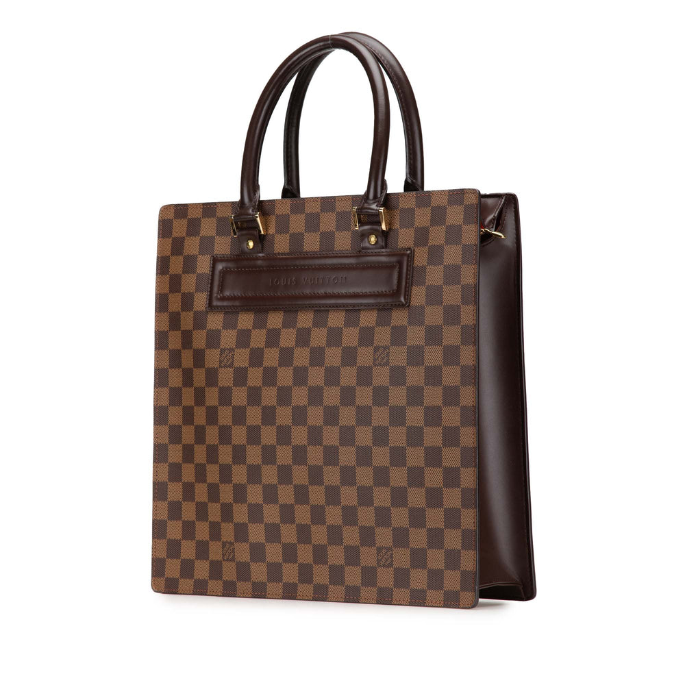 Damier Ebene Venice Sac Plat GM Brown - Gaby Paris