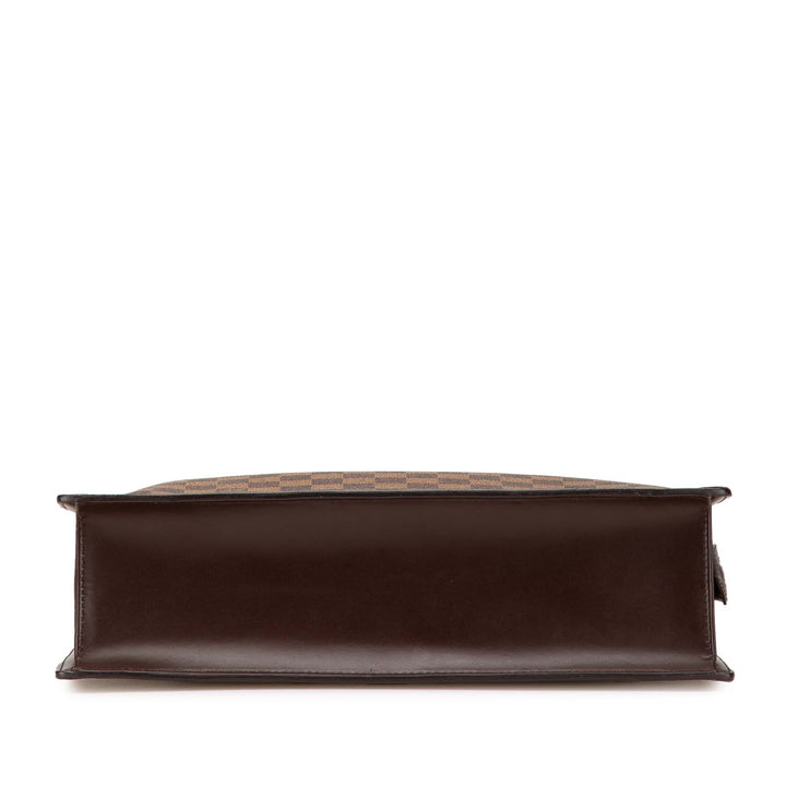 Damier Ebene Venice Sac Plat GM Brown - Gaby Paris