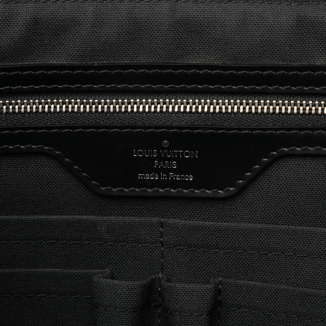 Poche Documents Portfolio Damier Graphite Noir
