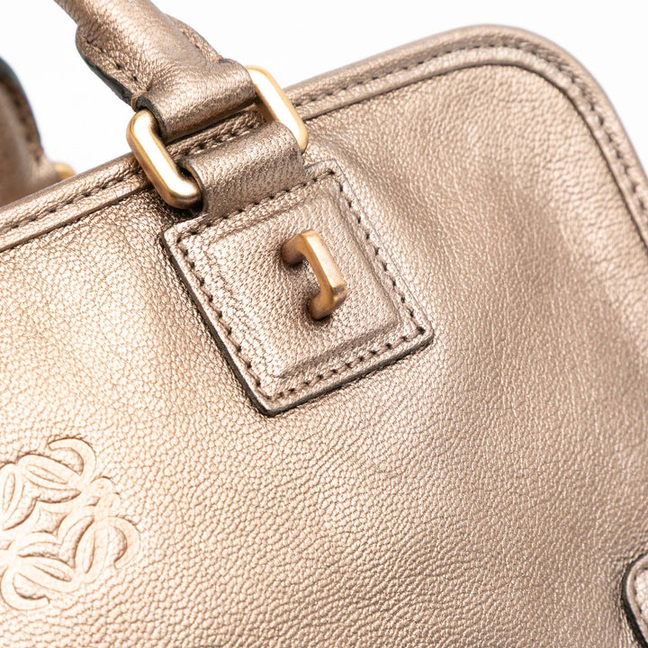 LOEWE Métallisé Goatskin Amazona 28 Doré – GABY PARIS Authentique