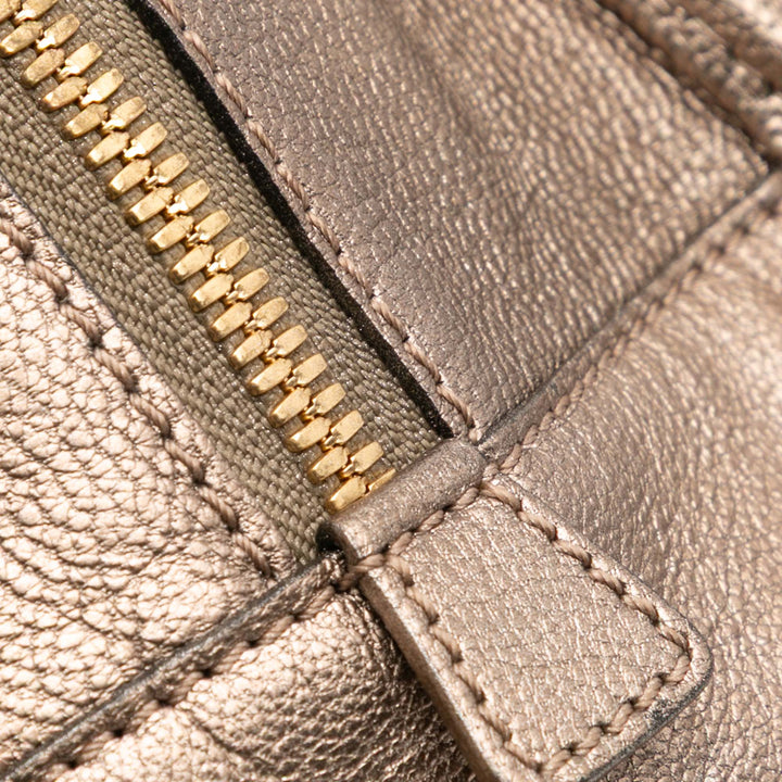 LOEWE Métallisé Goatskin Amazona 28 Doré – GABY PARIS Authentique