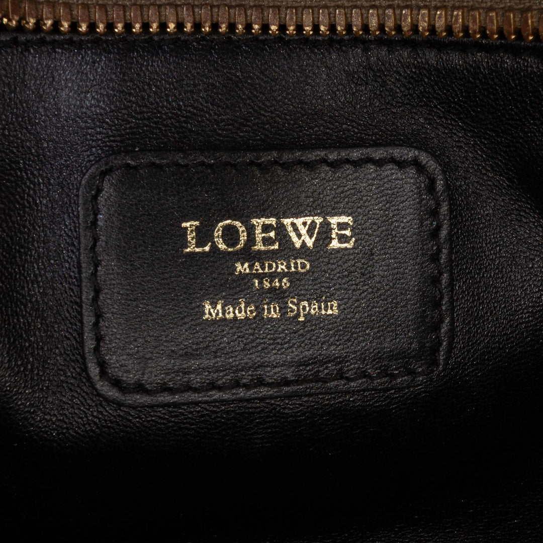 LOEWE Métallisé Goatskin Amazona 28 Doré – GABY PARIS Authentique