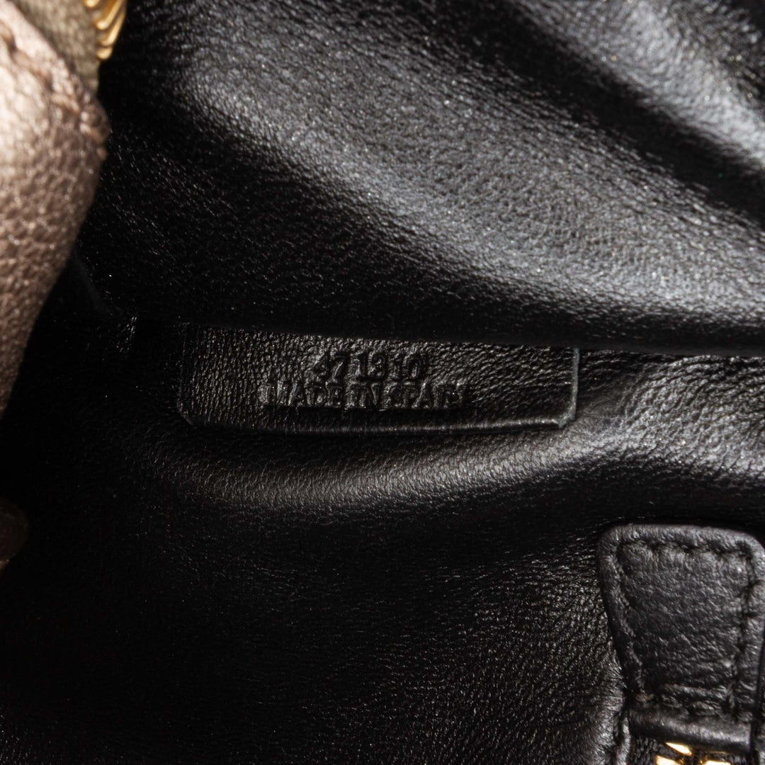 LOEWE Métallisé Goatskin Amazona 28 Doré – GABY PARIS Authentique