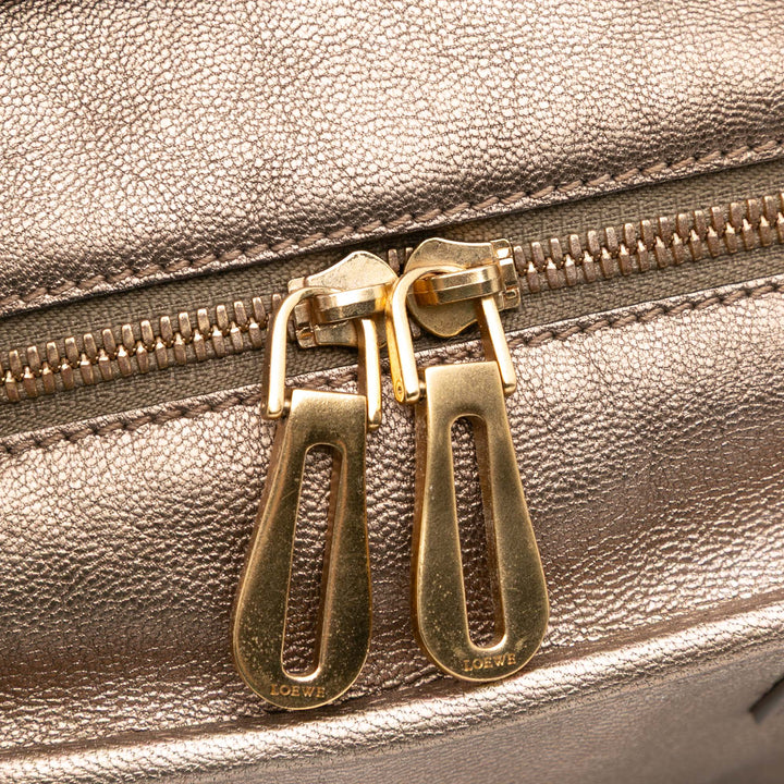 LOEWE Métallisé Goatskin Amazona 28 Doré – GABY PARIS Authentique
