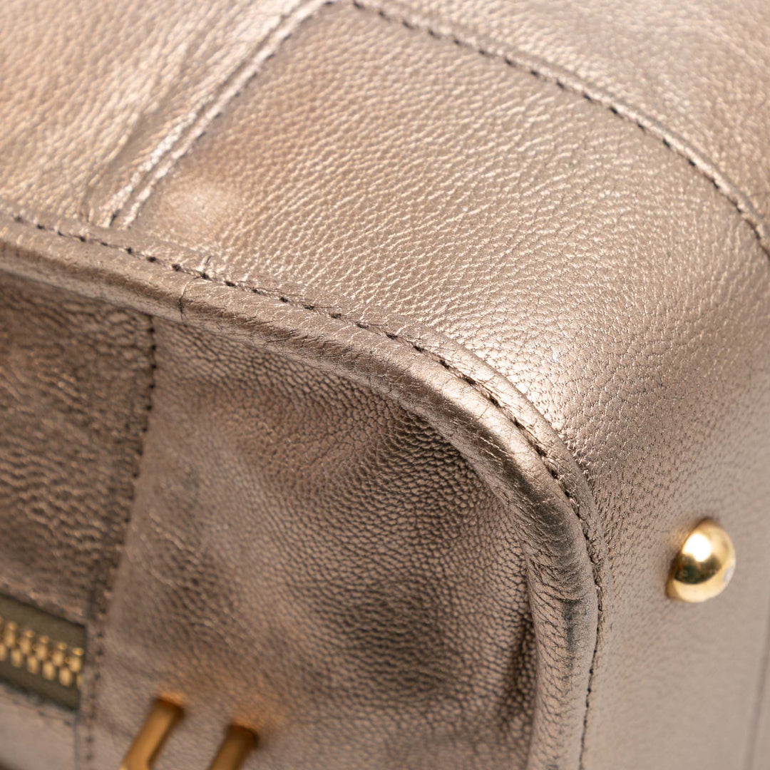 LOEWE Métallisé Goatskin Amazona 28 Doré – GABY PARIS Authentique