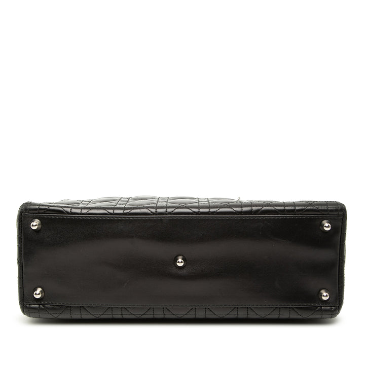 Dior Large Cuir d’agneau Cannage Lady Dior