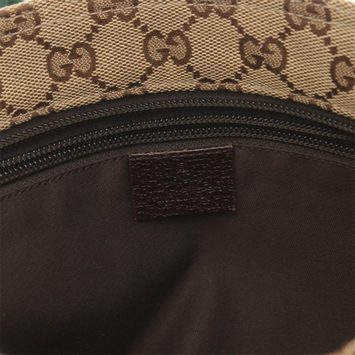 GG Canvas Web Crossbody Brown - Gaby Paris