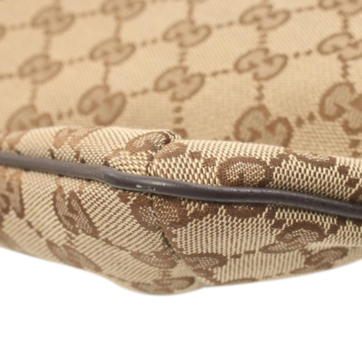 GG Canvas Web Crossbody Brown - Gaby Paris