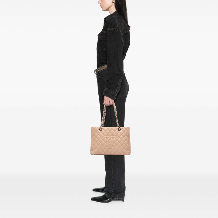 Caviar Grand Shopping Tote Brown - Gaby Paris