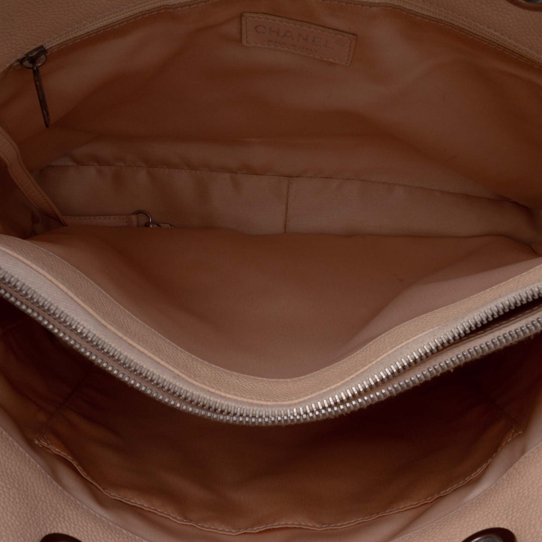 Caviar Grand Shopping Tote Brown - Gaby Paris