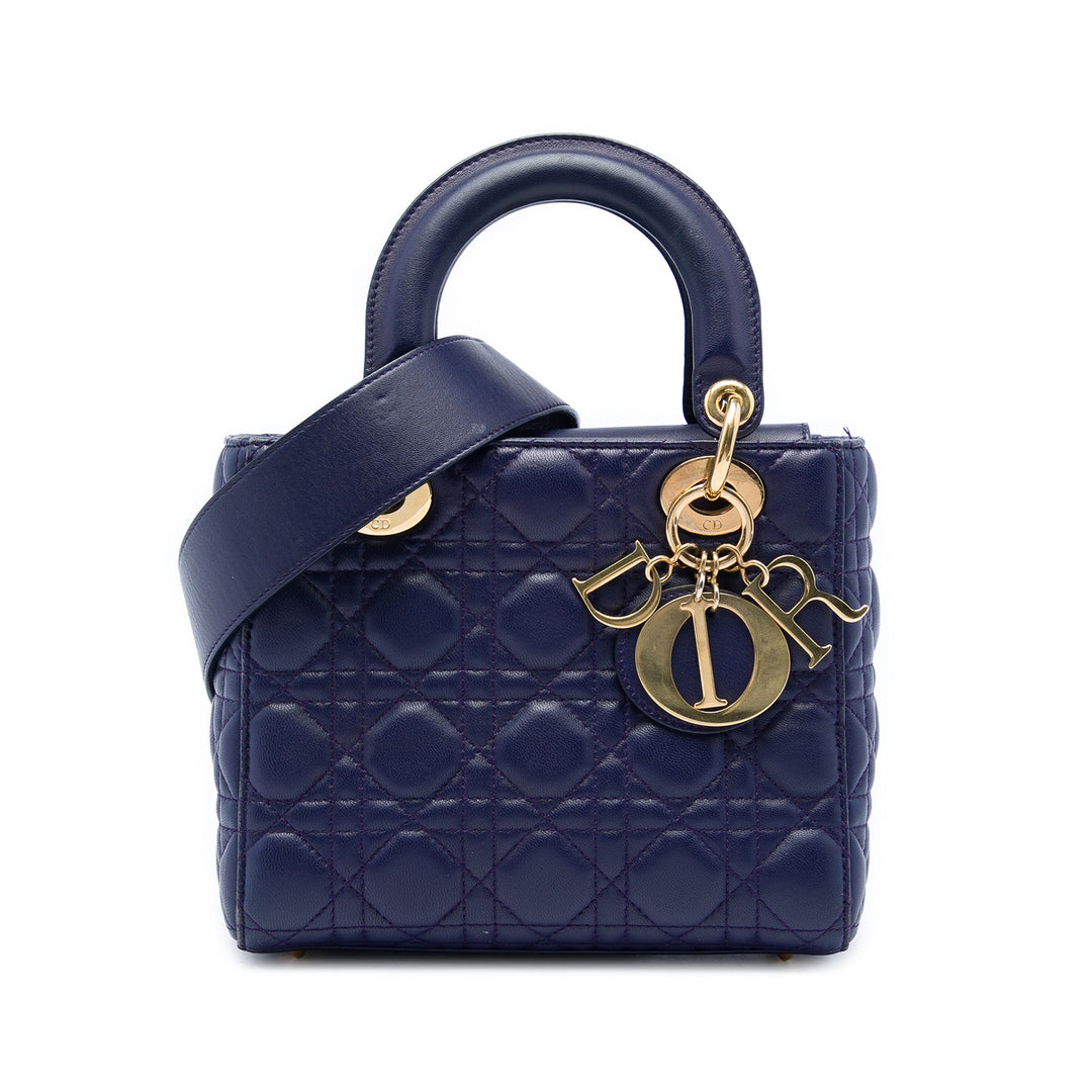 Dior Lady Dior Cannage My ABCDior Petit Cuir d'agneau
