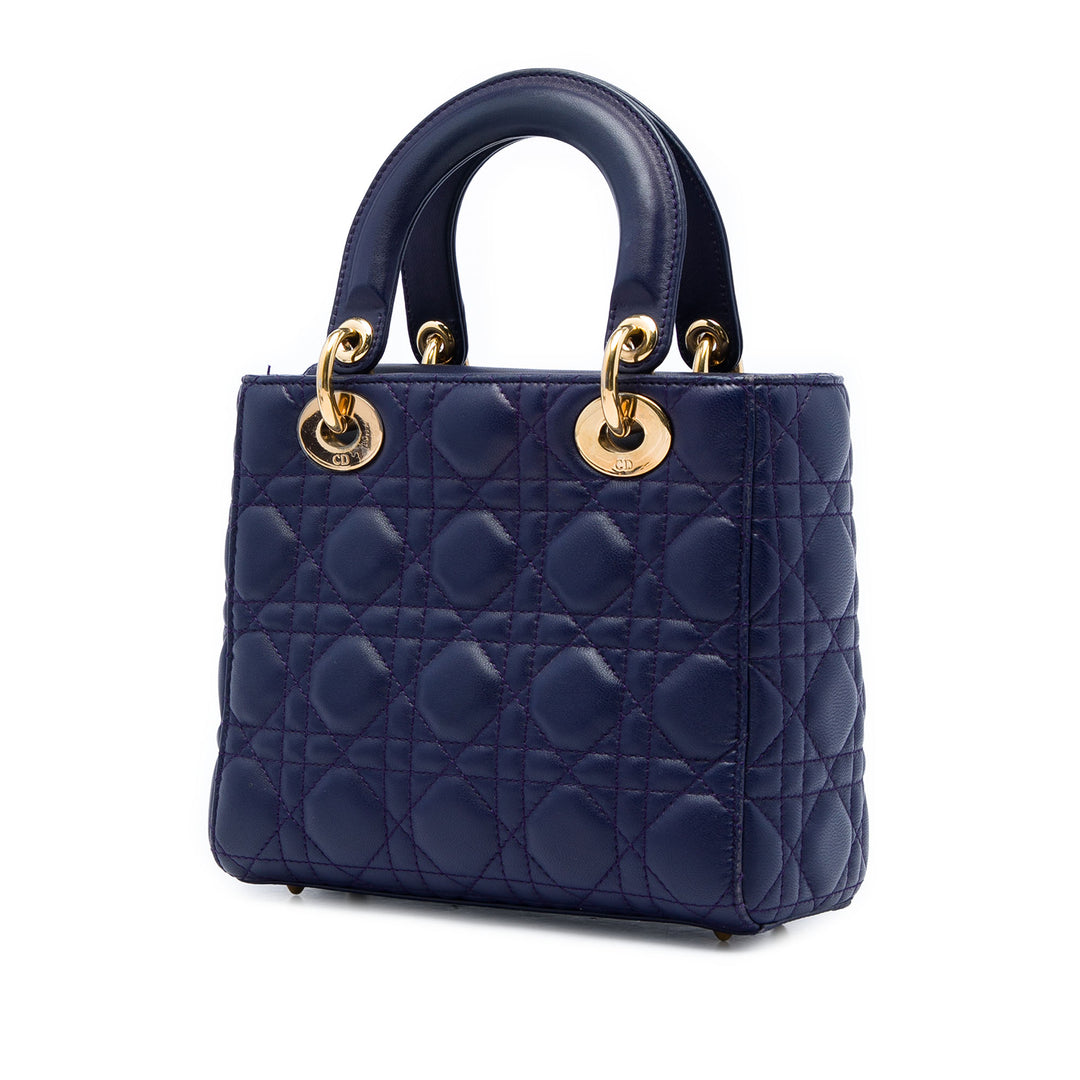 Dior Lady Dior Cannage My ABCDior Petit Cuir d'agneau