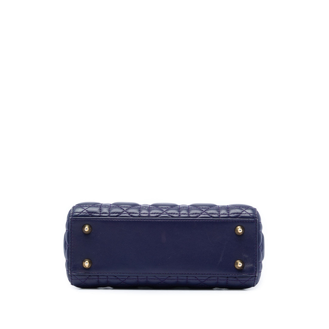 Dior Lady Dior Cannage My ABCDior Petit Cuir d'agneau