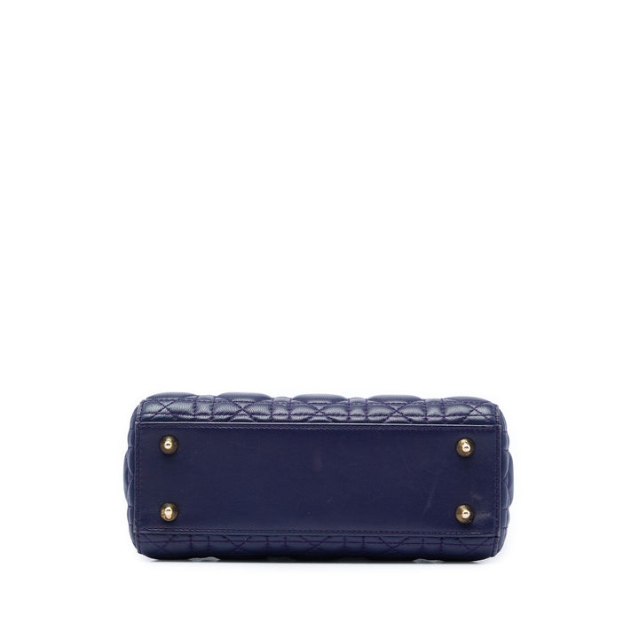 Dior Lady Dior Cannage My ABCDior Petit Cuir d'agneau