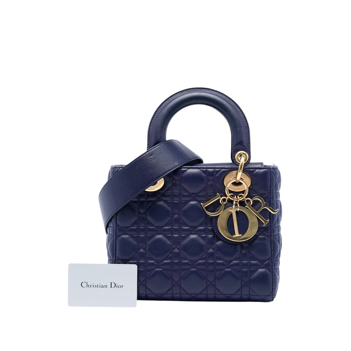 Dior Lady Dior Cannage My ABCDior Petit Cuir d'agneau