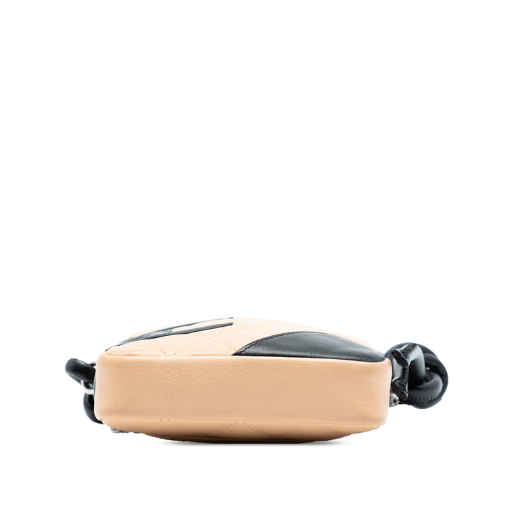 Chanel Mini Cuir d’agneau Cambon Ligne Sac porté croisé