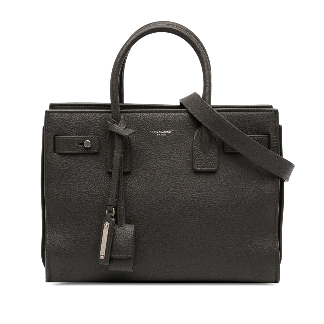 Saint Laurent Baby Cuir de veau grainé Sac de Jour Sac