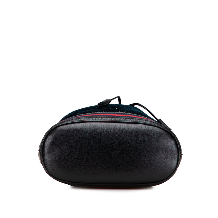 Gucci GG Velours Web Bucket