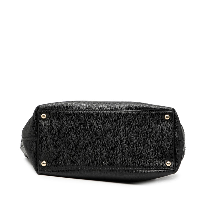 Chanel CC Caviar Drawstring Cabas
