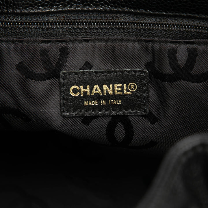 Chanel CC Caviar Drawstring Cabas