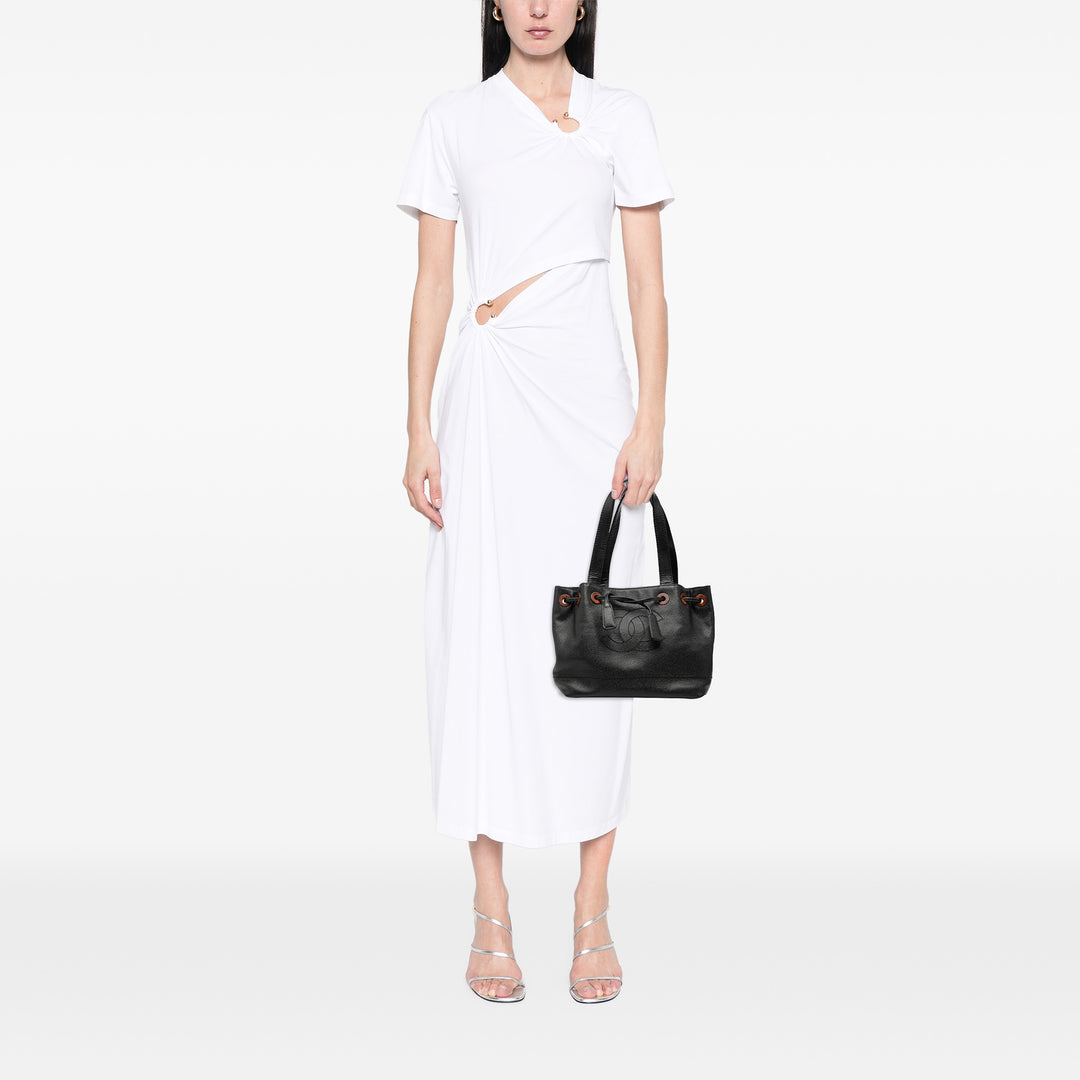 Chanel CC Caviar Drawstring Cabas