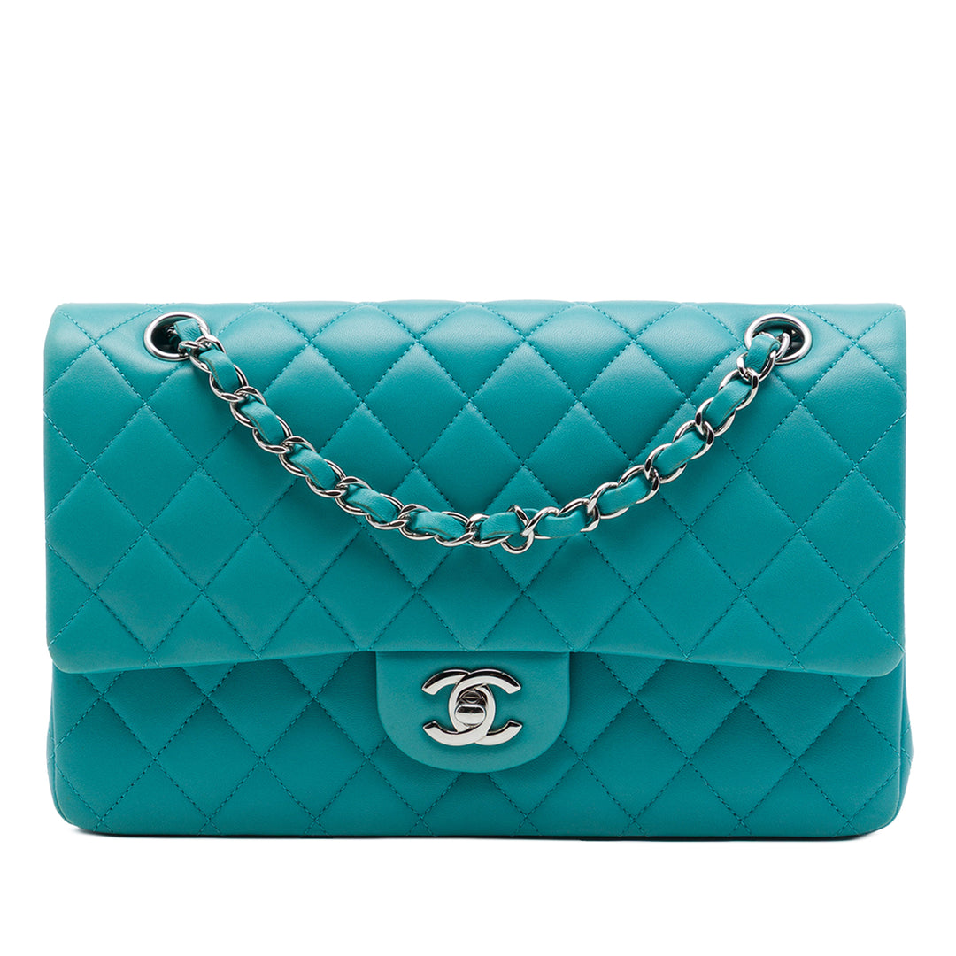 Chanel Medium Classic Cuir d’agneau Double rabat