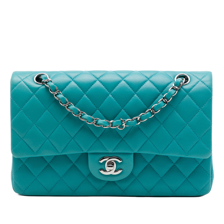 Chanel Medium Classic Cuir d’agneau Double rabat