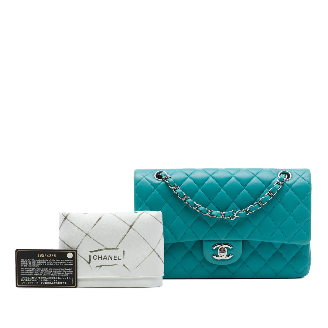 Chanel Medium Classic Cuir d’agneau Double rabat