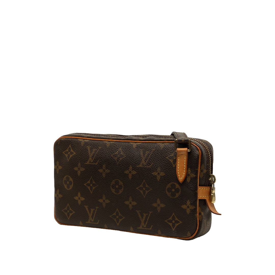 Louis Vuitton Pochette Marly Bandouliere Monogram Marron – vue 2 – GABY PARIS