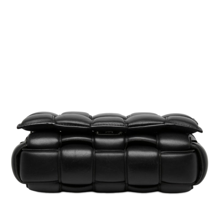Bottega Veneta Sac bandoulière Intrecciato Padded Cassette nappa Noir – vue 3 – GABY PARIS