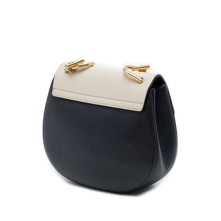Chloé Bicolore et grainé Drew Sac Petit Cuir de veau grainé