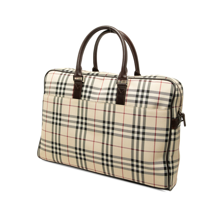 Burberry House Check Business Sac Beige – vue 2 – GABY PARIS