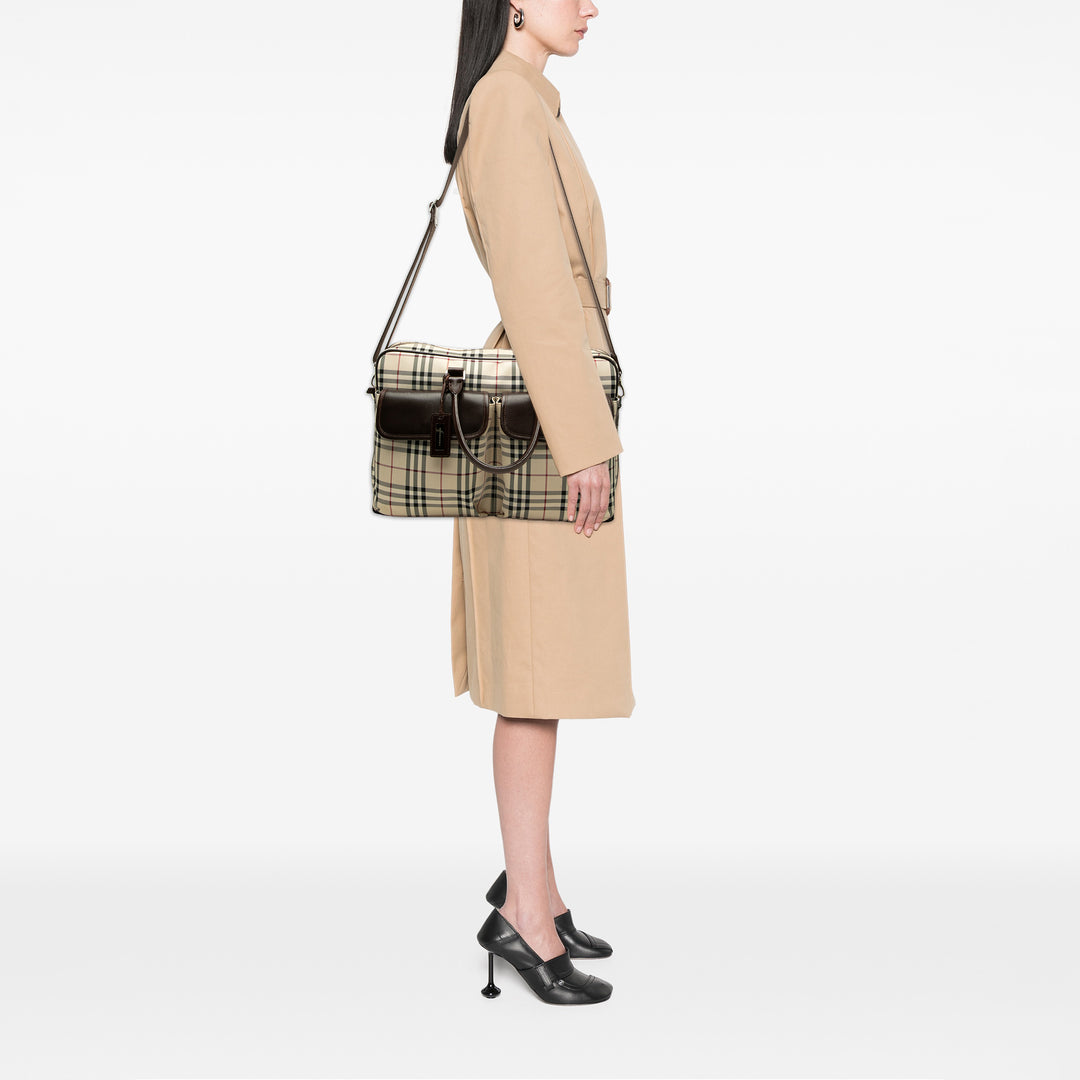 Burberry House Check Business Sac Beige – vue 6 – GABY PARIS