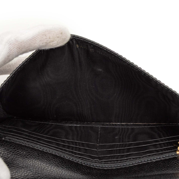 Chanel CC Caviar Envelope Portefeuille