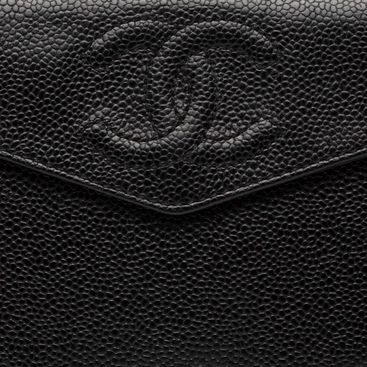 Chanel CC Caviar Envelope Portefeuille