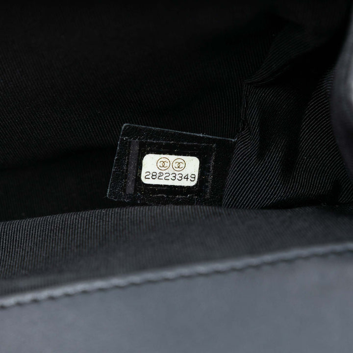 Chanel CC Matelassé Cuir de veau Triple à rabat