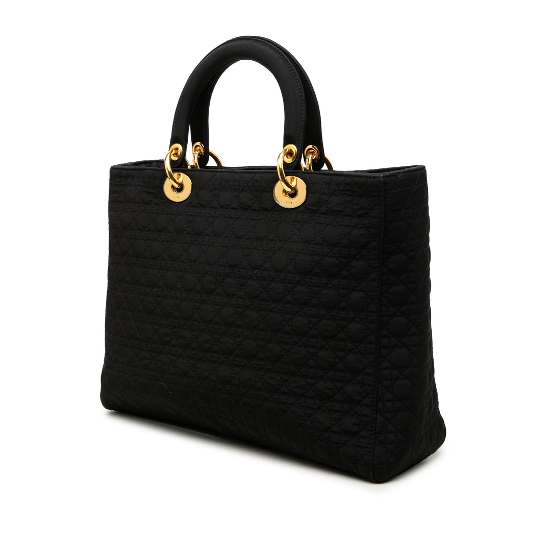 Dior Microcannage Lady Dior Grand Noir
