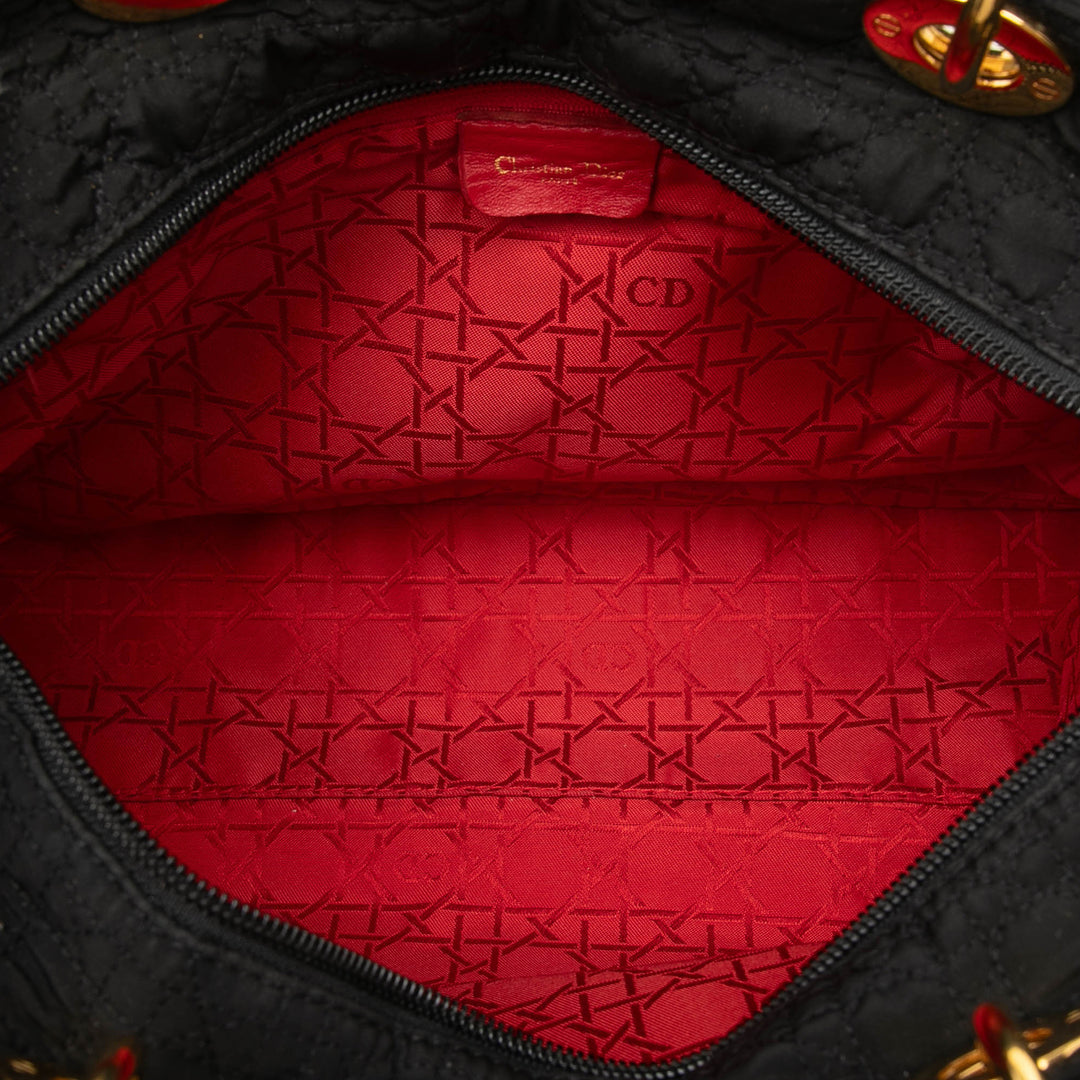Dior Microcannage Lady Dior Grand Noir