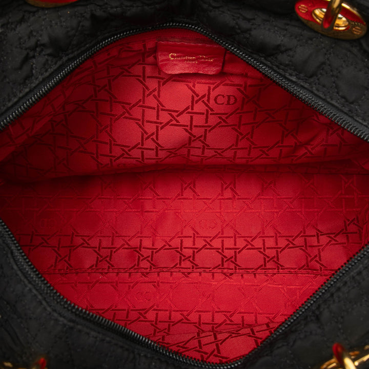Dior Microcannage Lady Dior Grand Noir