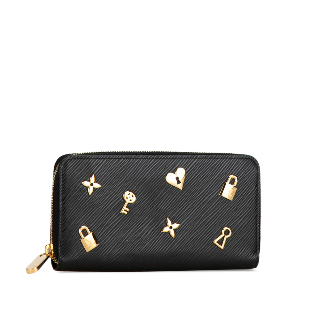 Louis Vuitton Epi Love Lock Zippy Long Wallet Black - GABY PARIS