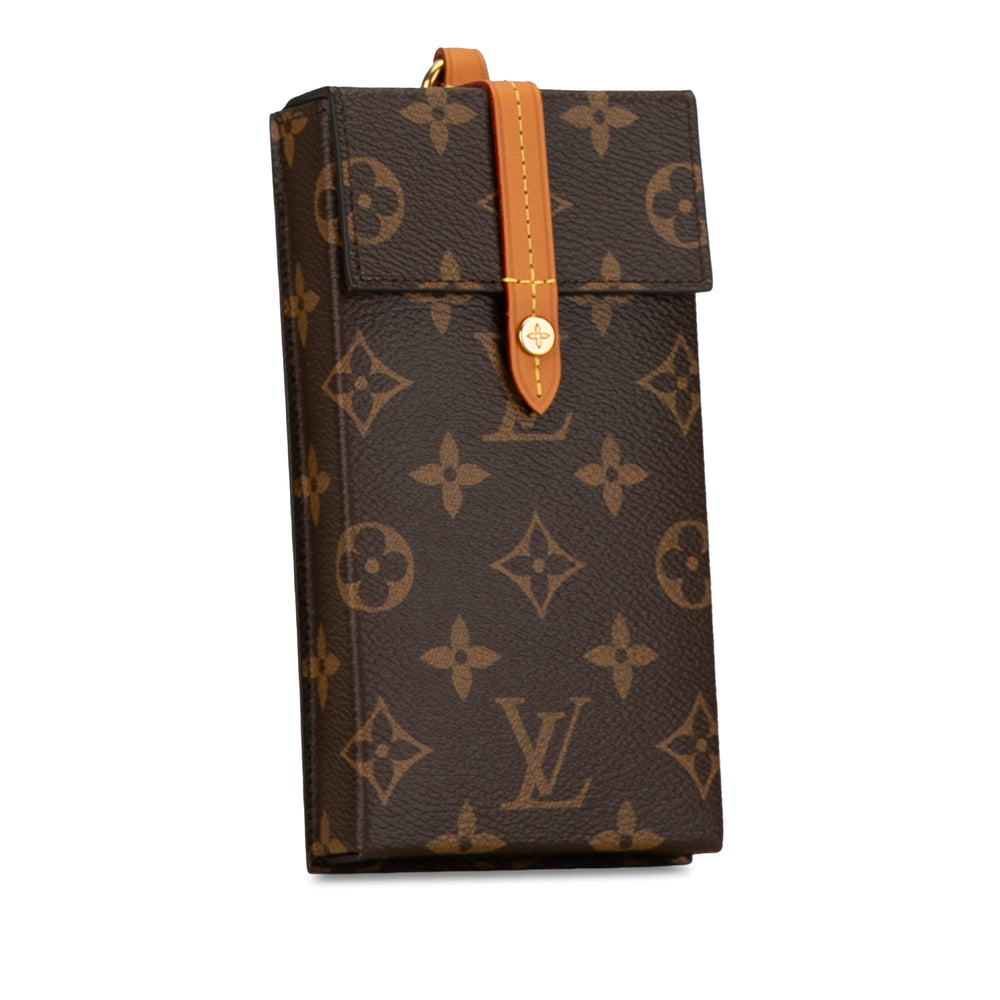 Monogram Box Phone Case Brown - Gaby Paris