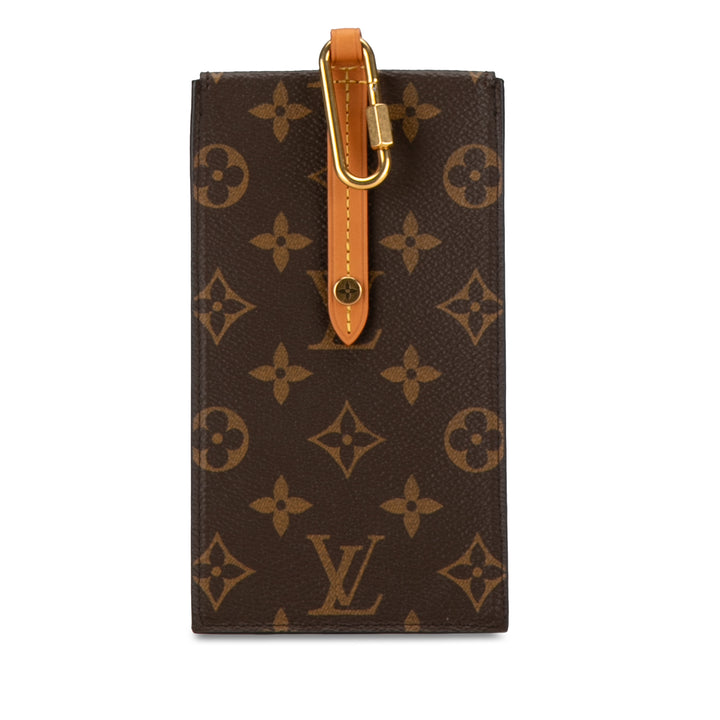 Monogram Box Phone Case Brown - Gaby Paris