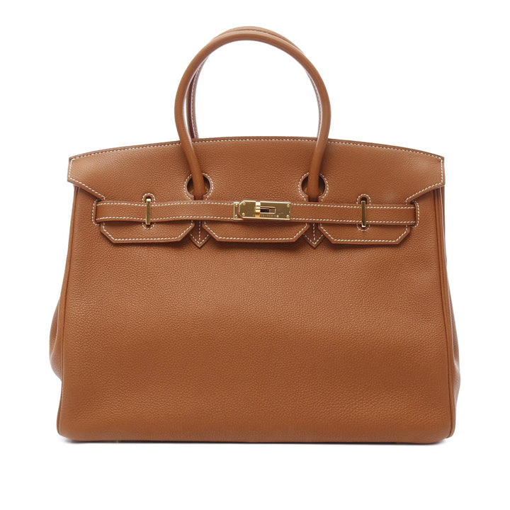 Togo Birkin Retourne 35 Brown - Gaby Paris