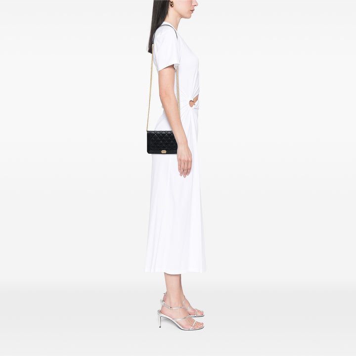 Chanel Matelassé Boy Wallet on Chain Cuir caviar Noir