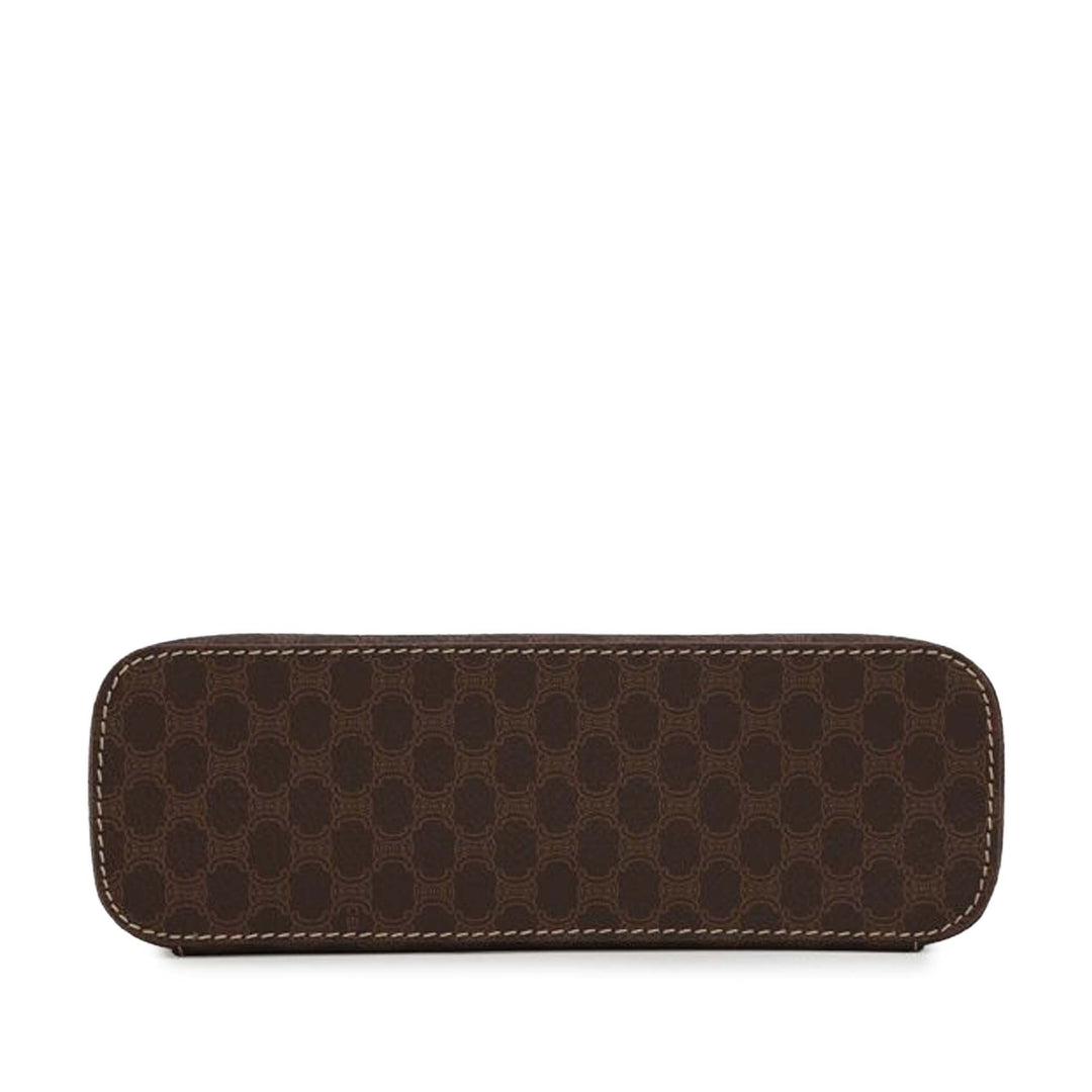 Macadam Coated Canvas Vanity Bag Brown - Gaby Paris